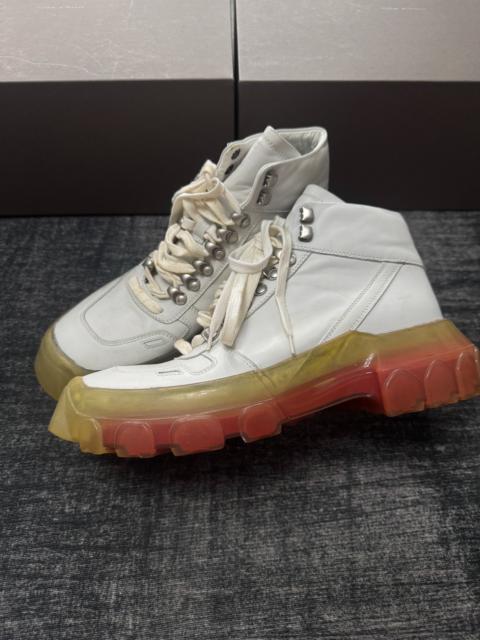 Rick Owens Rick Owens colorful gradient octopus sole boots