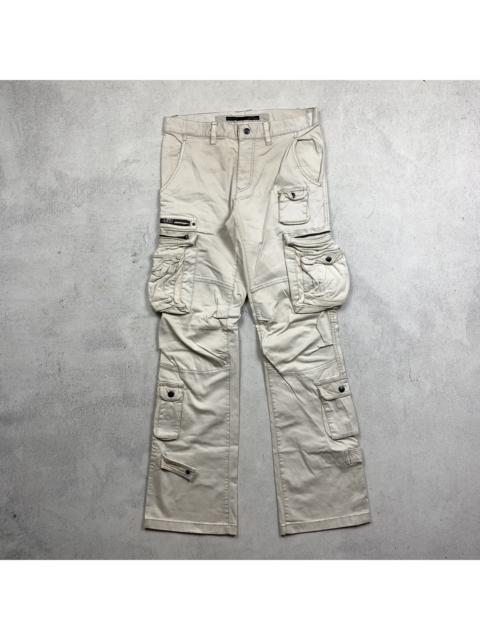 Other Designers Tete Homme Multi Pocket Cargo Utility Pants White