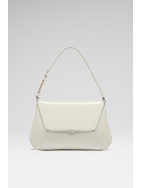 Amina Muaddi AMI SHOULDER BAG ALMOND SPAZZOLATO