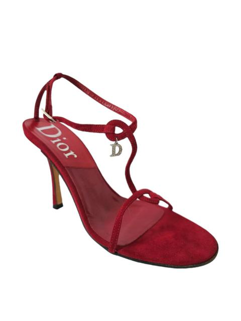 Dior Dior Women's Red and Silver Courts