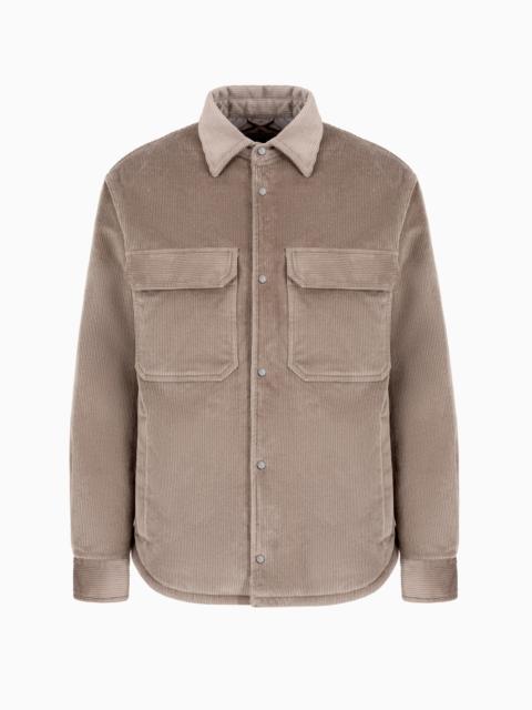 EMPORIO ARMANI Corduroy shirt jacket