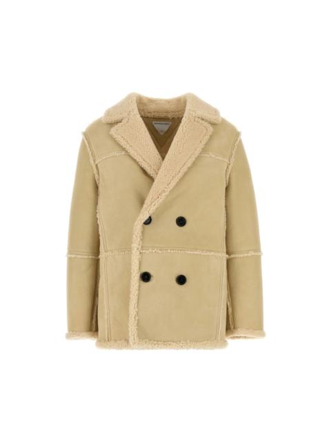 Bottega Veneta BOTTEGA VENETA Cream Wool Coat New And Authentic (Women's si