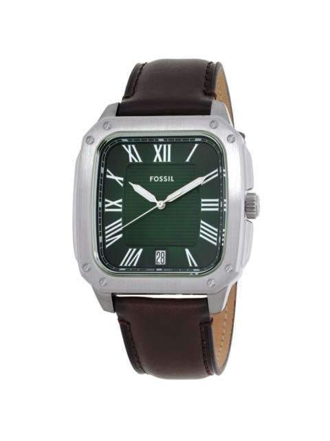 Other Designers Fossil Crosby Quartz Green Dial Men's Watch FS6150