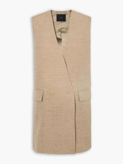 JOSEPH Arago double-breasted tweed vest