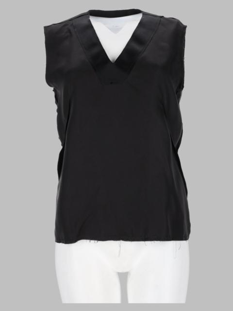 Maison Margiela Maison Margiela Women Top In Seta Con Scollo A V