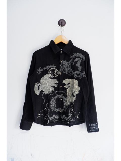 Other Designers If Six Was Nine - Vintage Midas Japan Brand Printed Flanel Shirt