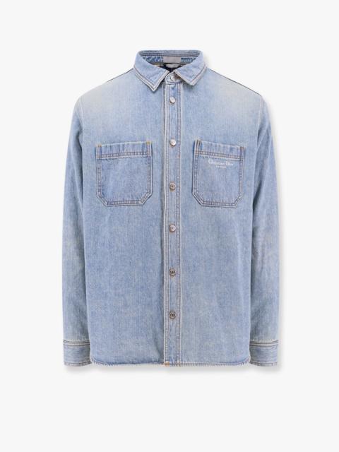 Dior Dior Denim Shirt/Jacket With Madras Lining