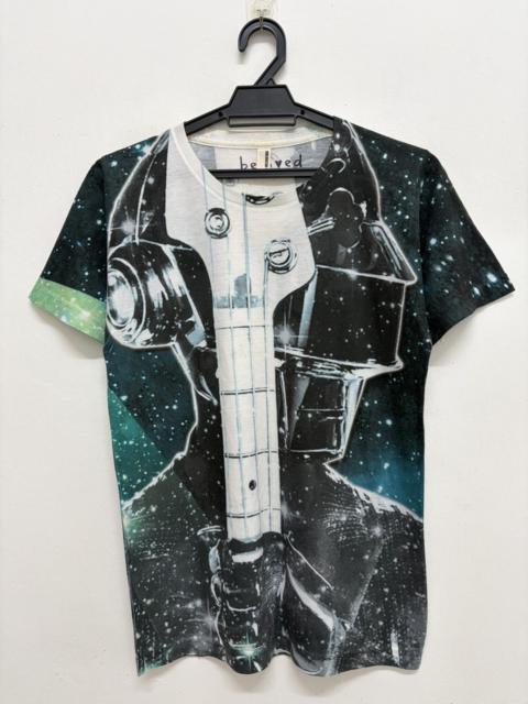 Other Designers Band Tees - DAFT PUNK 🔥 ALLOVER PRINTED TEE COOL EDM GRAPHIC MADE IN USA