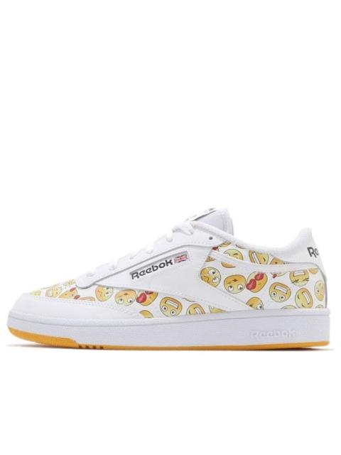 Reebok Reebok Club C 85 White Yellow Smiling Face Unisex S29074