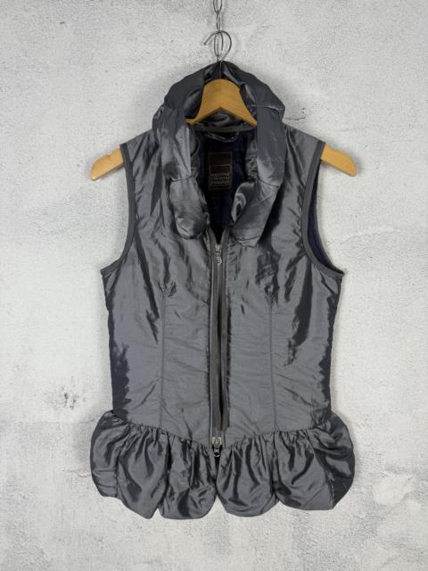 Other Designers Marithe + Francois Girbaud - Marithe Francois Girbaud Silver Nylon Down Vest