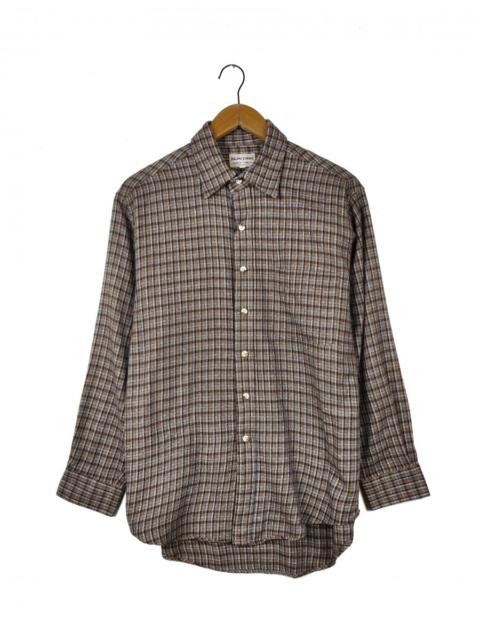 Other Designers Designer - Ralph Evans Small Checked Button Up Shirt Oxford