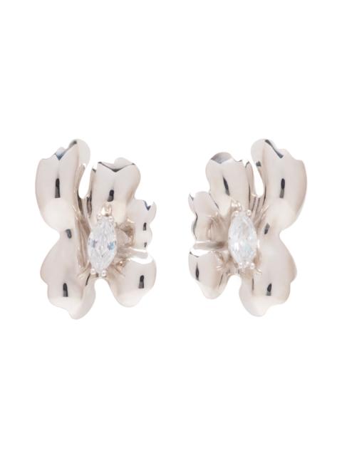 Collina Strada CRYSTAL CLEAR MOLTEN FLOWER EARRING
