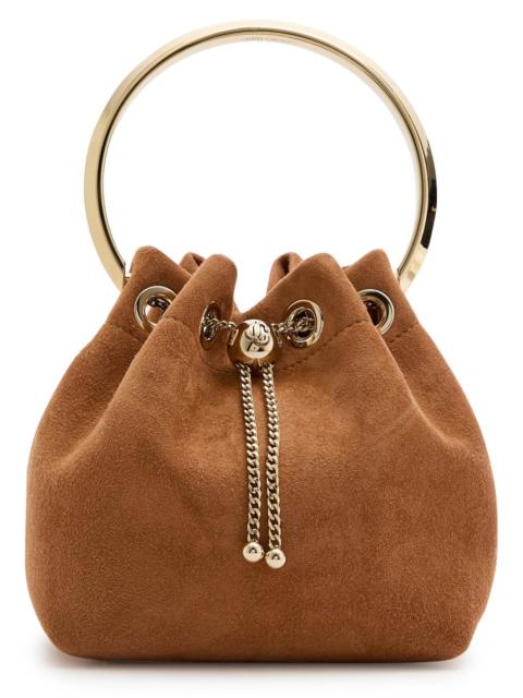 JIMMY CHOO Jimmy Choo Bon Bon Suede Bucket bag