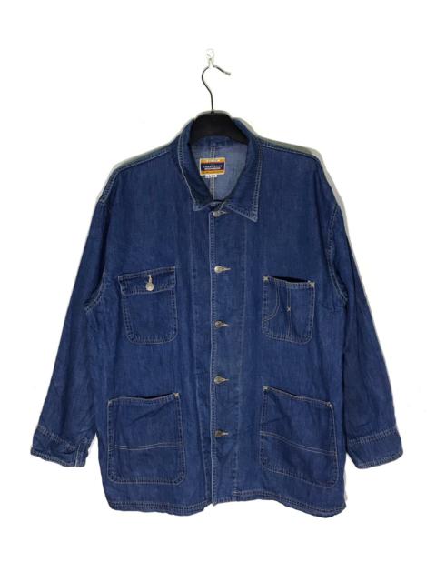 Other Designers Workers - Japanese Brand Urban Hill Light Denim Work Jackets