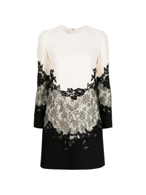 Valentino Valentino Garavani Lace-Embellished Shift Dress