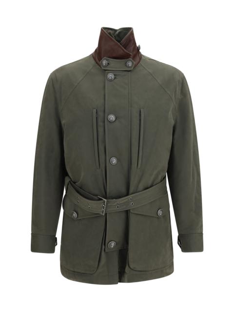 Brunello Cucinelli Brunello Cucinelli Men Belted Waterproof Jacket