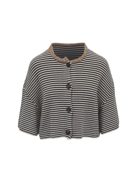 Brunello Cucinelli striped cardigan