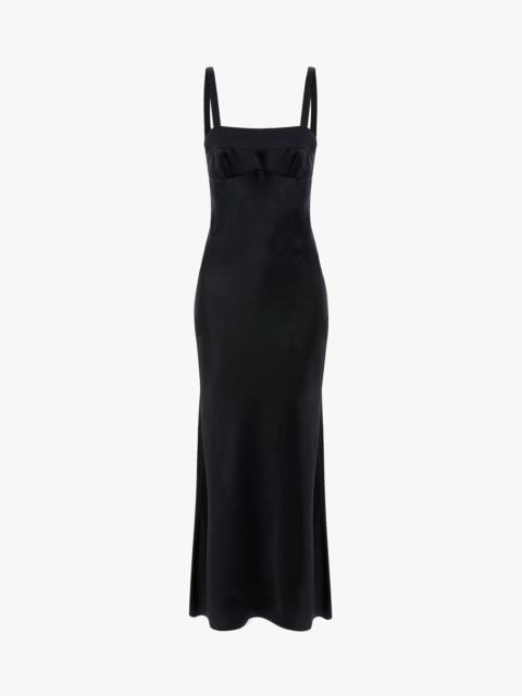 Victoria Beckham Panelled Cami Dress In Navy