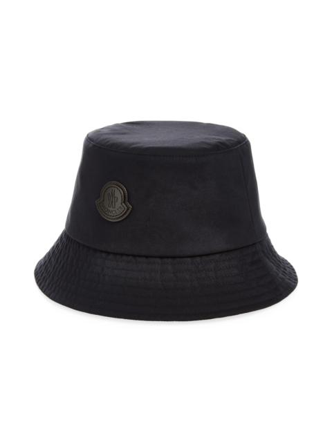 Moncler Moncler Reversible Logo Patch Bucket Hat in Navy at Nordstrom