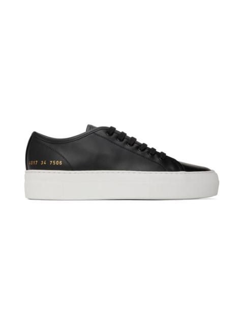 Common Projects Black Tournament Low Super Sneakers