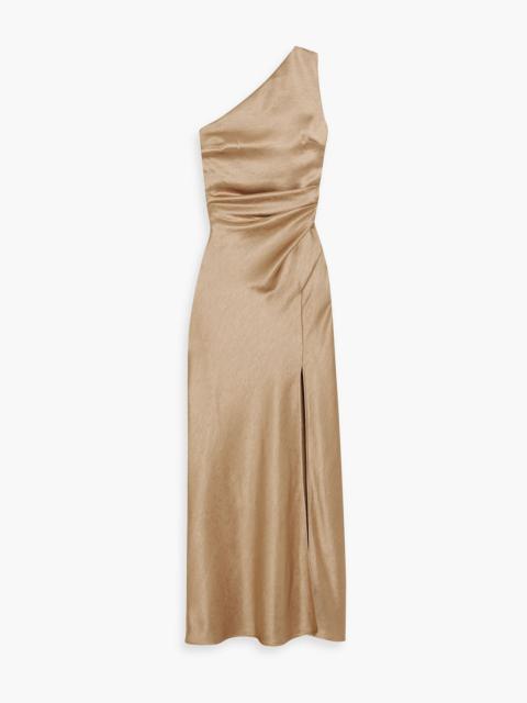 BEC + BRIDGE Dreamer one-shoulder satin maxi dress