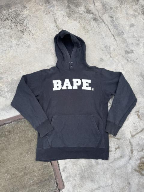 A BATHING APE® Bape Spellout Hoodie Vintage Double Button
