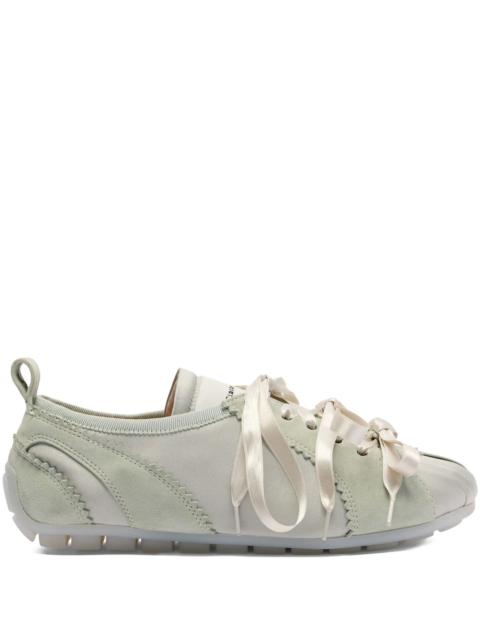 Simone Rocha satin-ribbon ballerina sneakers