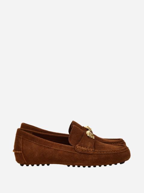 VERSACE Versace Logo Drivers In Suede