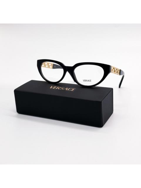 VERSACE New Verasce VE3383 GB1 Black Women Cat Eye Eyeglasses