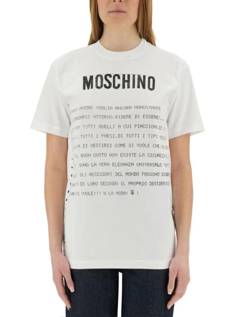 Moschino Moschino Women T-Shirt With Print