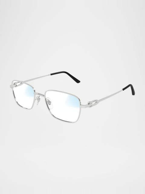 Men's CT0519SM Metal Rectangle Sunglasses