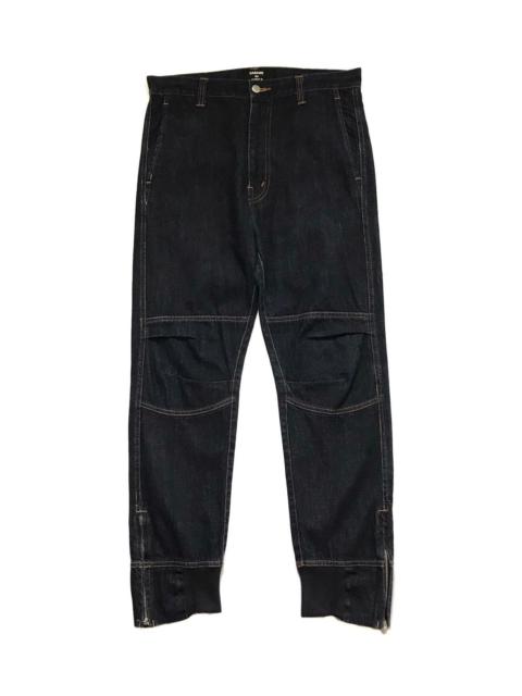 Other Designers Issey Miyake - CABANE DE ZUCCA ANKLE ZIP JEANS