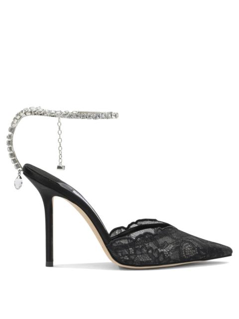 JIMMY CHOO Jimmy Choo Saeda 100mm Black Pumps