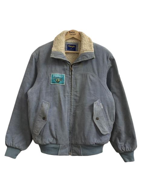 Other Designers Vintage Wrangler Shearling Corduroy Zipper Jacket