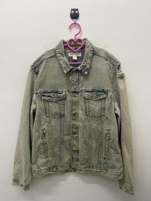Other Designers Rare COACHELLA X H&M Distressed Denim Jacket