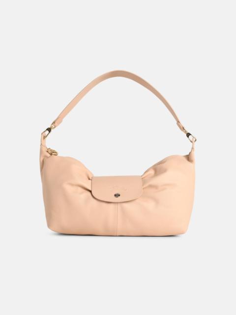 Longchamp 'LE PLIAGE XTRA BOW' LEATHER 'CRÈME' SHOULDER BAG