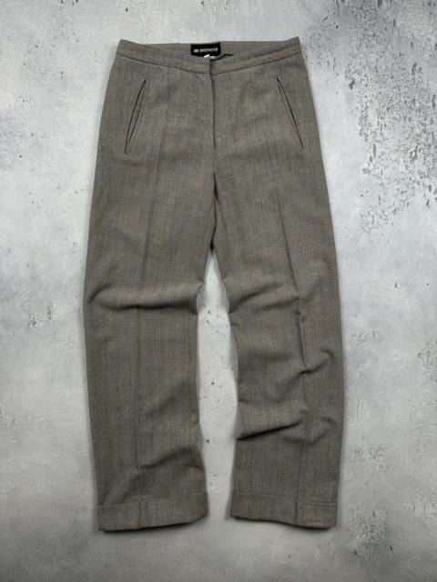 Ann Demeulemeester Ann Demeulemeester Archive Wool Stripe Tailored Trousers