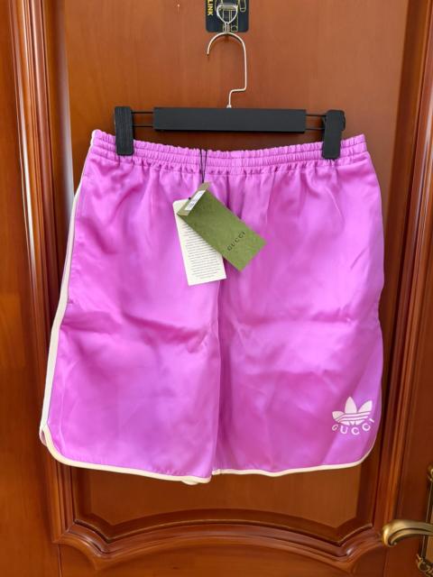 GUCCI Gucci × Adidas Pink Sports Shorts