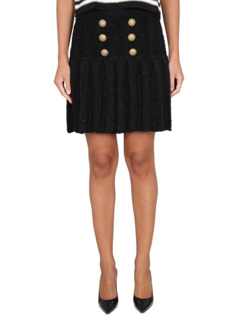 Balmain Balmain Women Skirt With Buttons