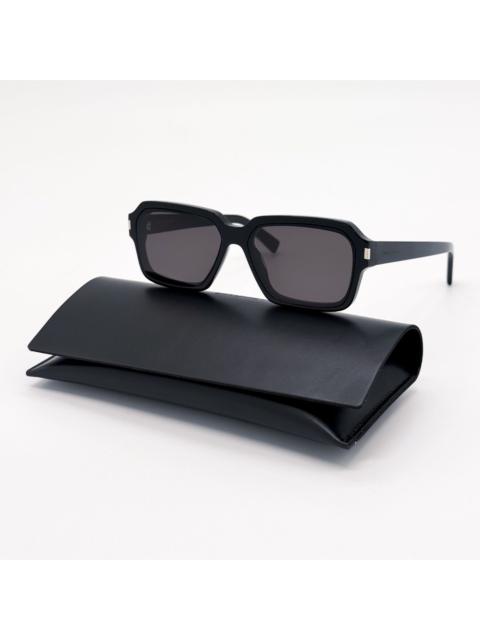 SAINT LAURENT NEW SAINT LAURENT SUNGLASSES SL611 001 BLACK UNISEX EYEWEAR