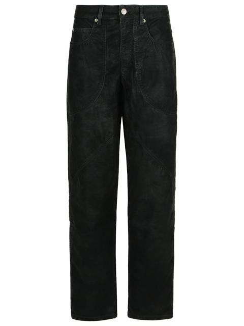 Isabel Marant Étoile Isabel Marant Etoile 'Kelvina' Black Faux Leather Pants Women