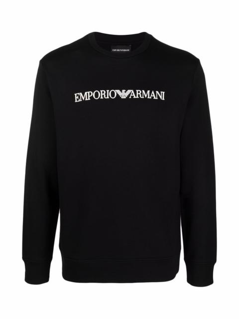 EMPORIO ARMANI Logo cotton sweatshirt
