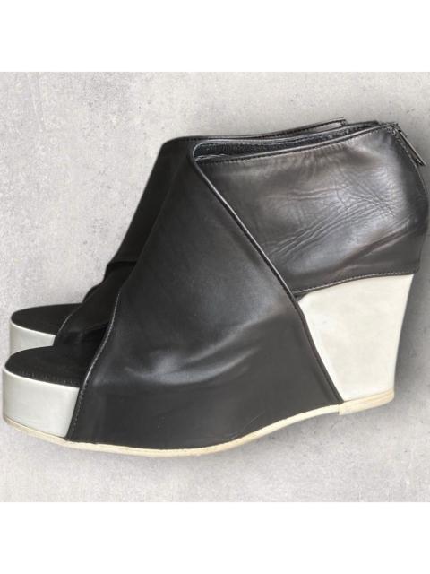 Ann Demeulemeester Open Toe Platform Heels