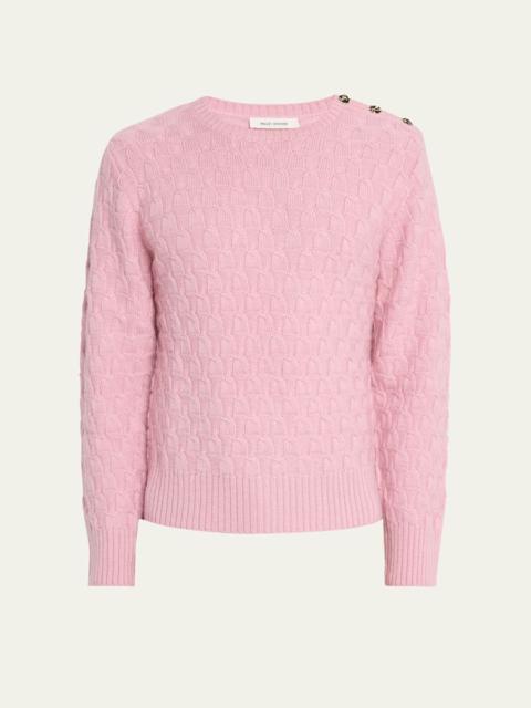 WALES BONNER Men's Chord Crewneck Sweater