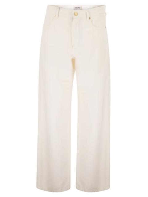 'S Max Mara S Max Mara Women Smmonorata - 5-Pocket Trousers In Cotton And Linen