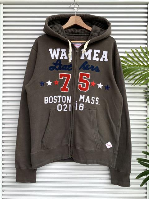 Other Designers Waimea - Waimea Made in Itay Brown Zipper Hoodie