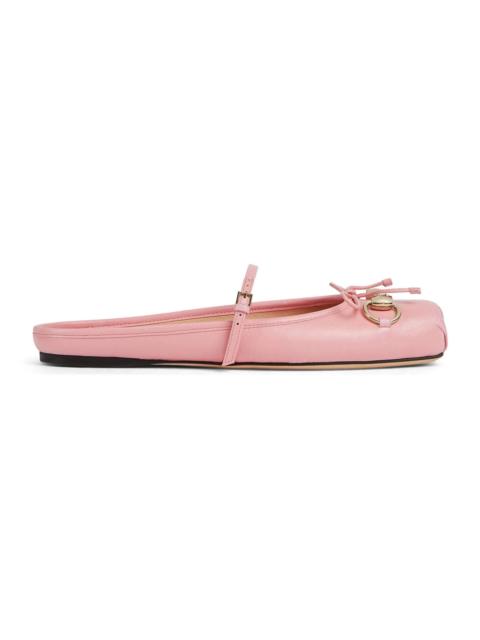 GUCCI Gucci Horsebit Leather Mules