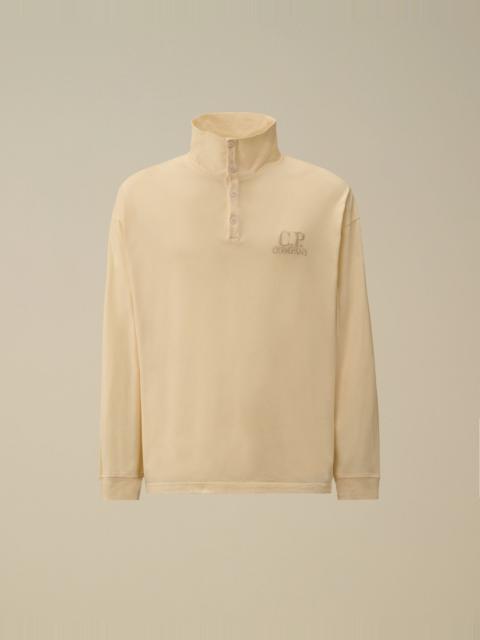 C.P. Company 20/1 Jersey Long Sleeve Boxy Polo