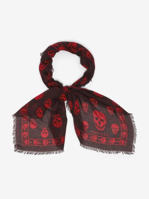 Alexander McQueen Classic Skull Scarf