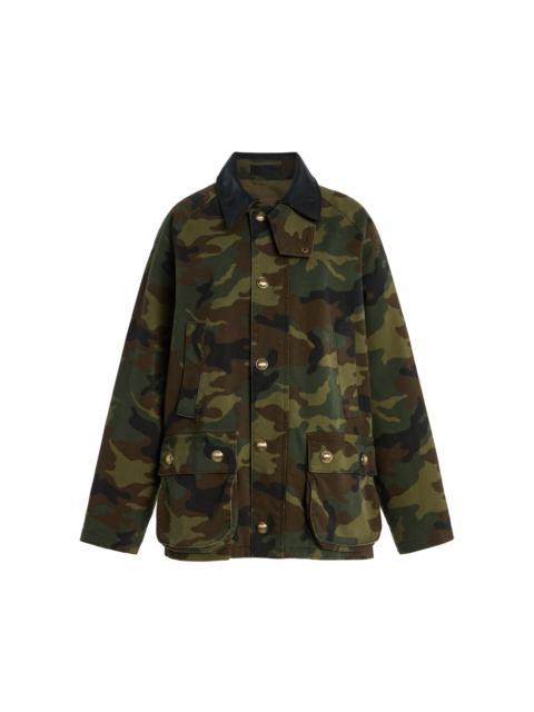 NILI LOTAN Andrew Cotton Parka dark green